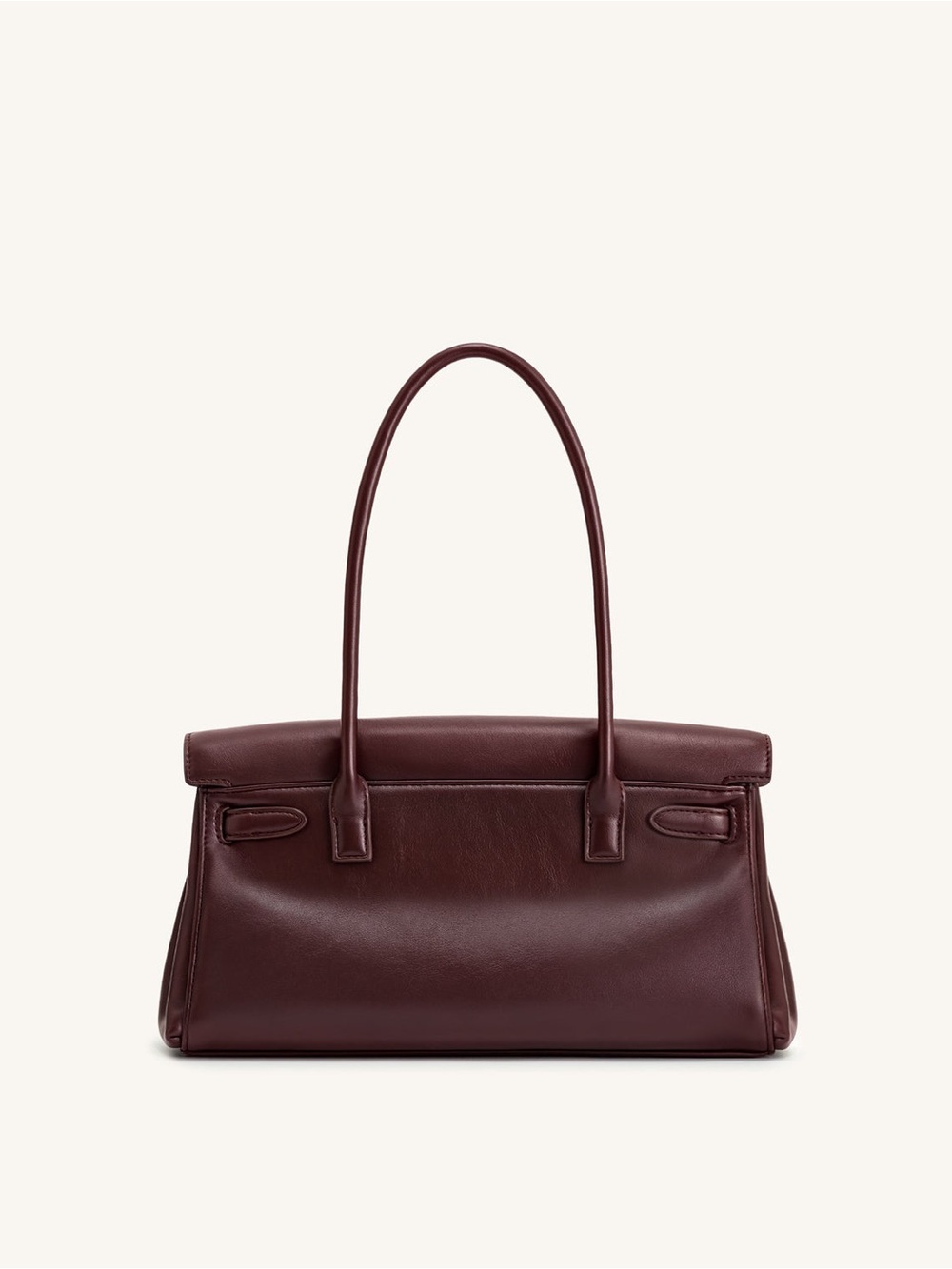 JW PEI Burgundy Satchel with Gold Hardware - Picture 3 of 6